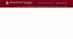 Desktop Screenshot of bloomu.edu