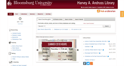 Desktop Screenshot of guides.library.bloomu.edu