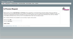 Desktop Screenshot of inprocessrequest.bloomu.edu