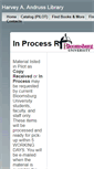 Mobile Screenshot of inprocessrequest.bloomu.edu